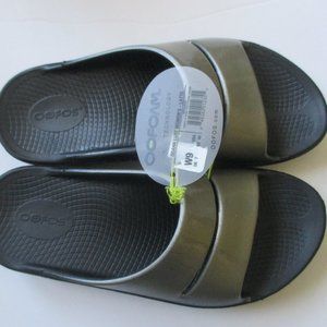 BRAND NEW - OOFOS OOAHH LUXE SLIDE SANDAL - LATTE - WOMEN’S SIZE 9 - NWT